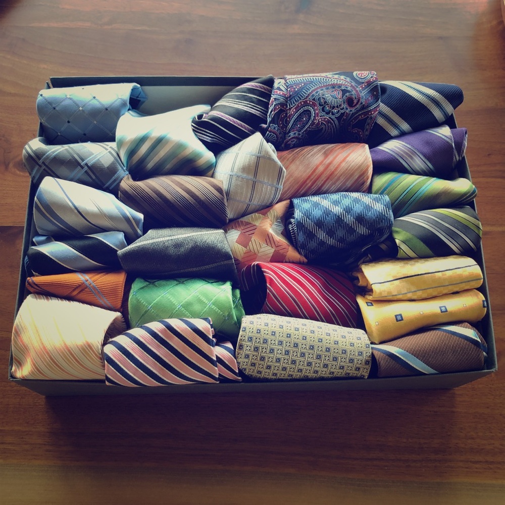 Box of neckties